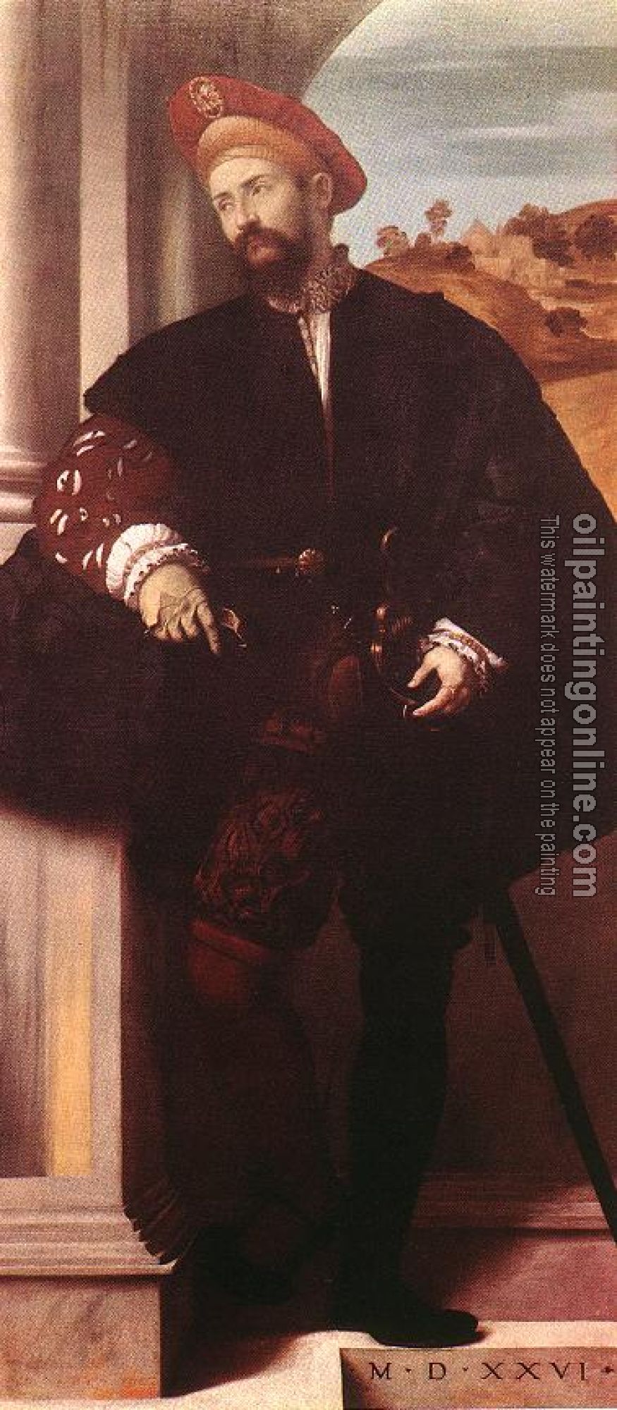 Moretto da Brescia - Portrait of a Man